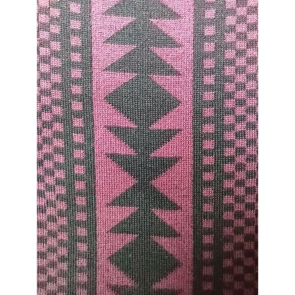 Nina Leonard Wine and Black Fit and Flare Sweater Knit Dress Size Medium NWT - Picture 15 of 15